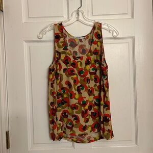 MM Lafleur Vicky tank | multicolor | size L | washable silk